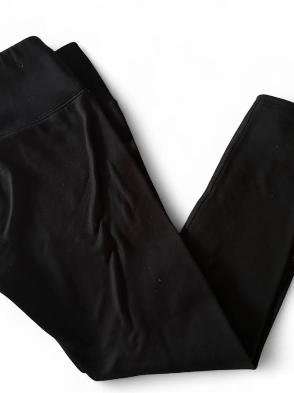 Girls Black High-Waist Active Leggings